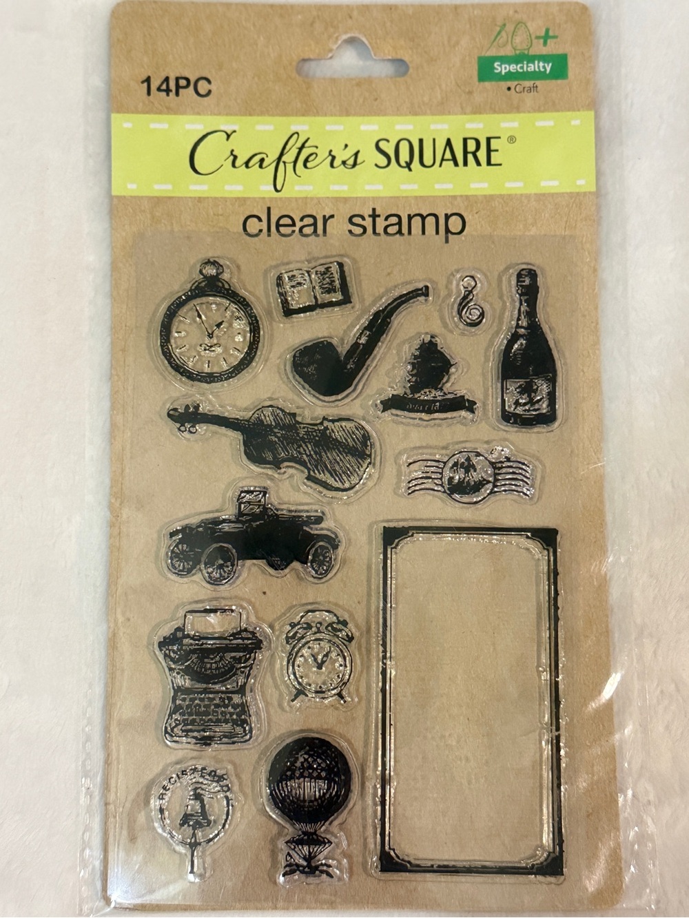 💜 Steampunk-Themed Clear Stamp Set